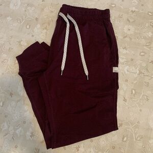 Vuori Women's Burgundy Joggers